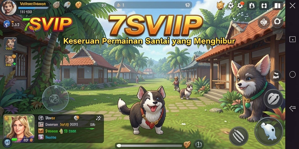 Tampilan gameplay seru dan menyenangkan dari 7SVIP.