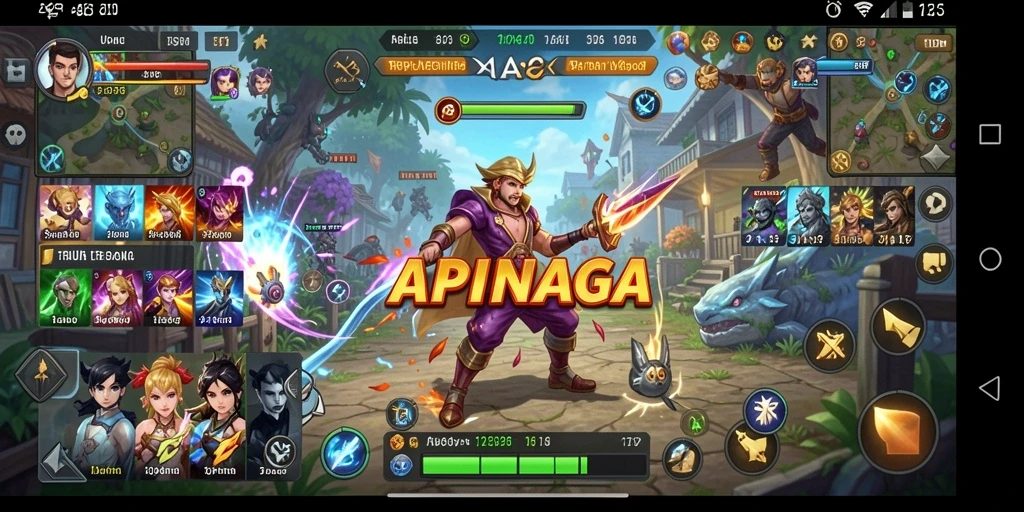 Tampilan antarmuka APINAGA yang intuitif dan sederhana.