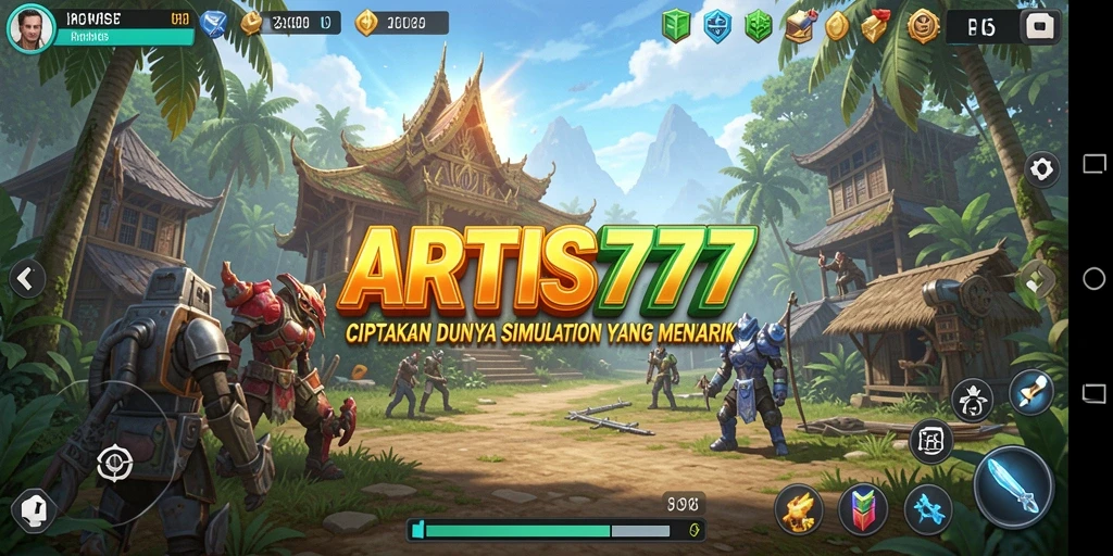 Tampilan gameplay menarik dari ARTIS777 dalam dunia simulation.