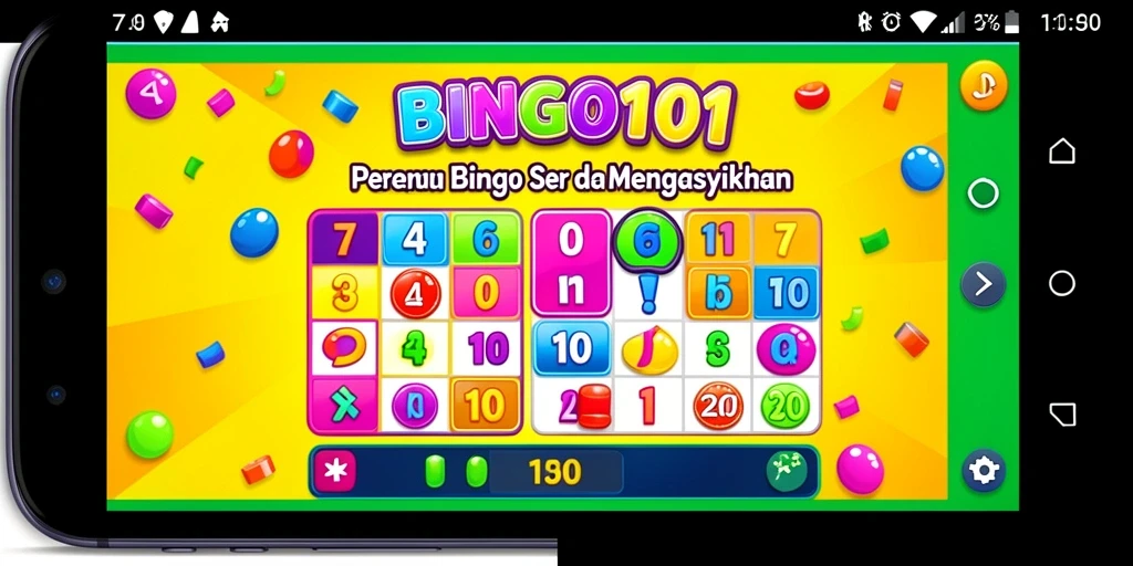 Screenshot gameplay BINGO101 menampilkan suasana seru permainan Bingo.