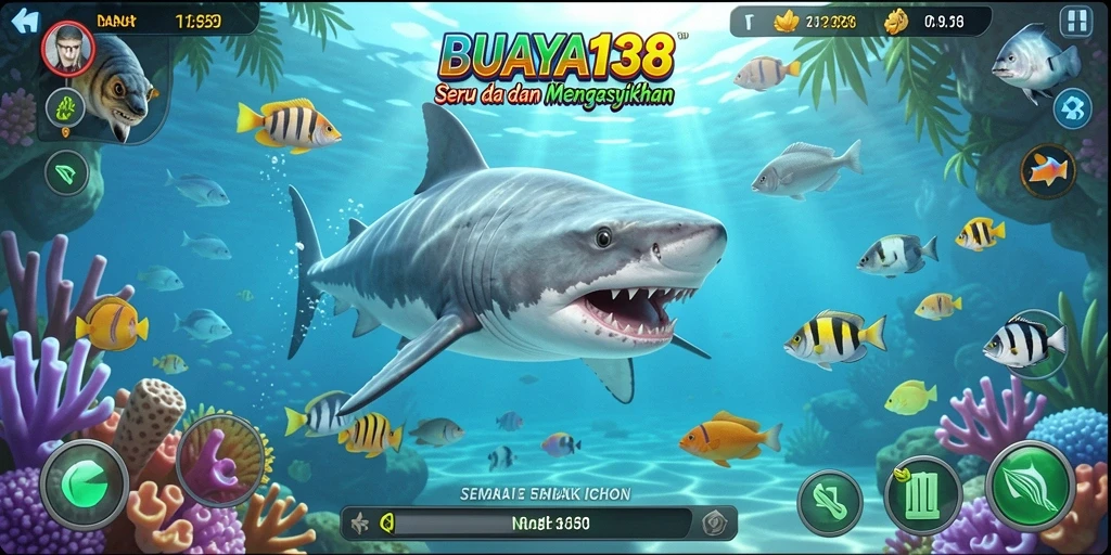 Tangkapan ikan yang menakjubkan dalam game Tembak Ikan BUAYA138.