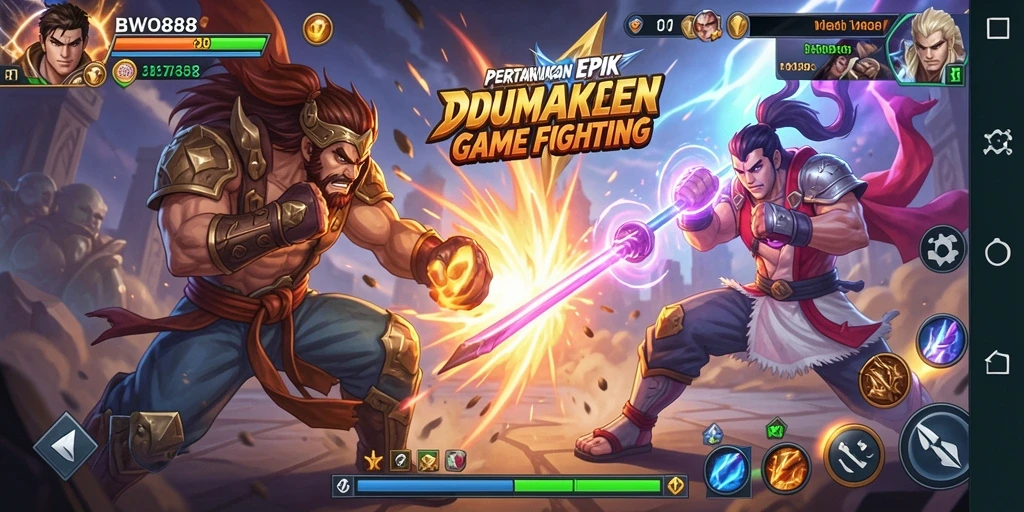 Gameplay seru di BWO888 dengan pertarungan yang intens.