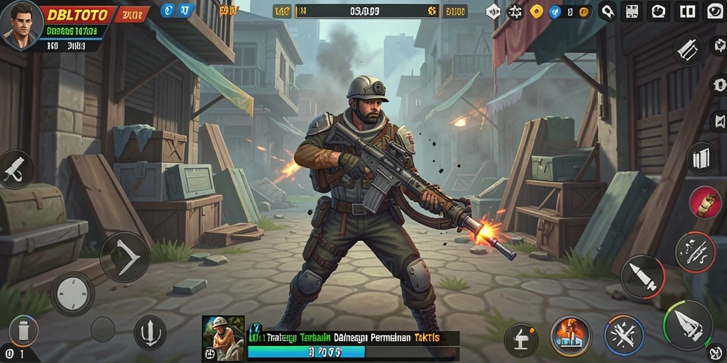 Tangkapan layar gameplay DBLTOTO menunjukkan aksi strategi yang mendebarkan.