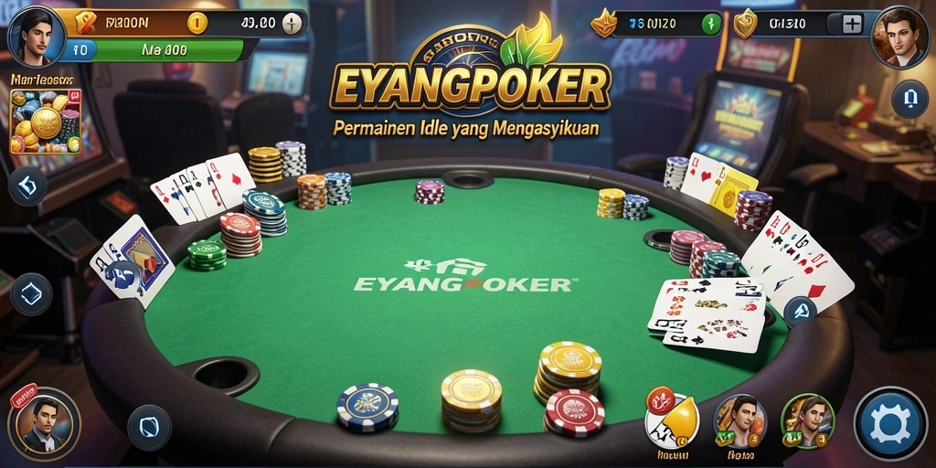 Screenshot gameplay EYANGPOKER yang menunjukkan perkembangan kasino.