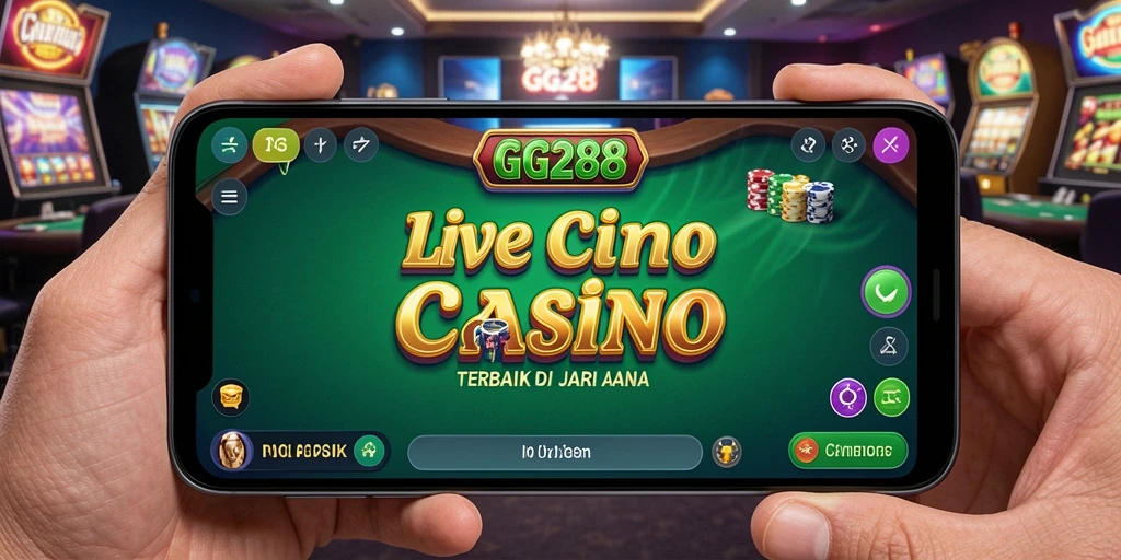 Tampilan gameplay GG288 yang menakjubkan dalam Live Casino.