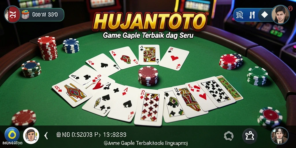 Tampilan gameplay HUJANTOTO yang mengasyikkan dan interaktif.