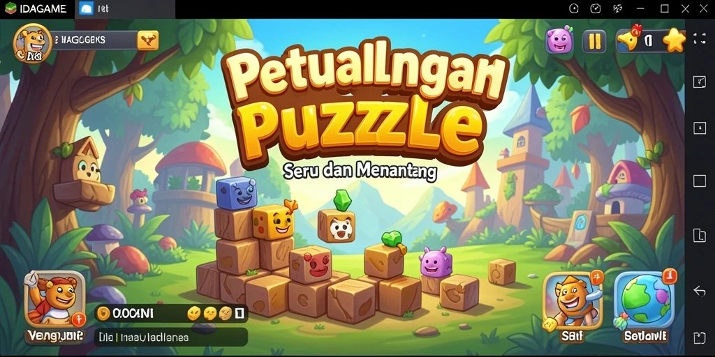Tampilan gameplay seru dan menantang dari IDAGAME.