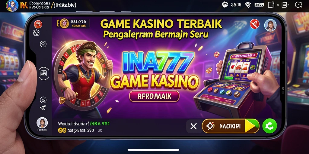Tampilan menarik dari gameplay Kasino di INA777.