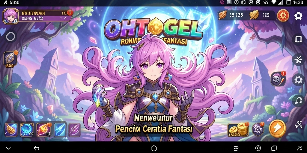 Screenshot OHTOGEL menampilkan aksi seru karakter Anime dalam pertempuran.